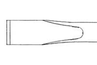 Part number 10400 Flat Chisel illustration
