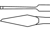 Part number 12600 Routing & Grooving Chisel illustration