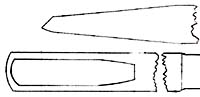 Part number 21600 Gouge Chisel illustration