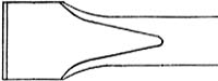 Part number 30700 Flat Chisel illustration