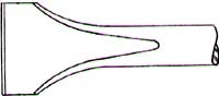 Part number 30701 Flat Chisel illustration