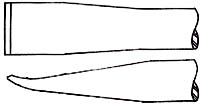 Part number 31400 Spoon Faced Chisel illustration