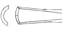 Part number 31600 Gouge Chisel illustration